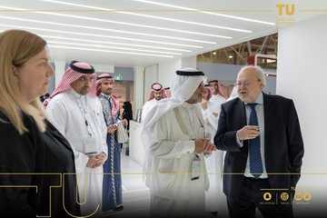 TU President receives foreign delegations at the university’s pavilion