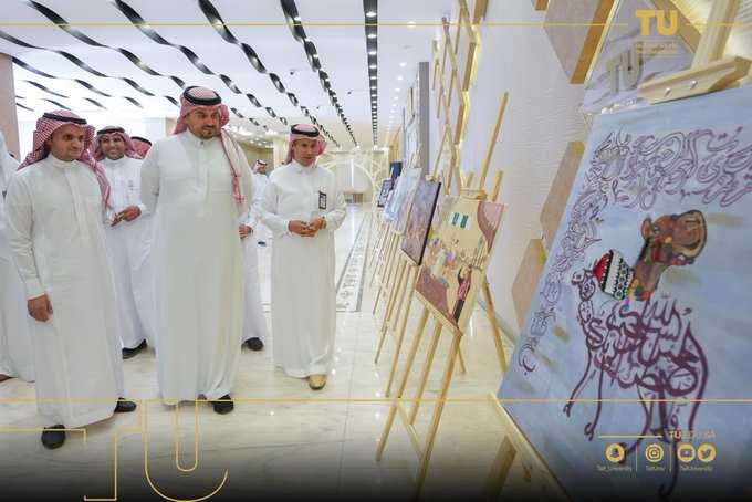 Opening the exhibition and cultural sessions of the Crown Prince Camel Festival