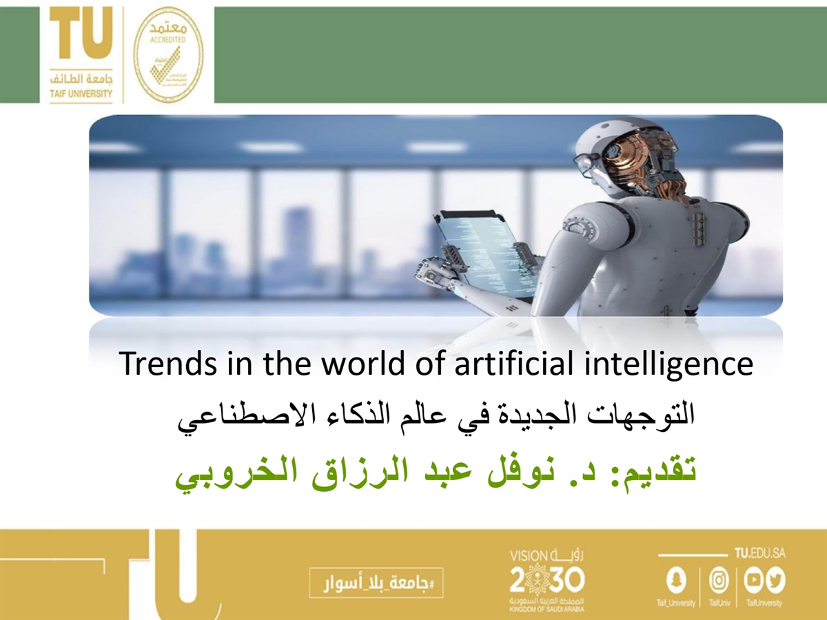 New Trends in the World of Artificial Intelligence