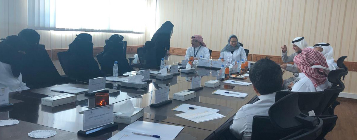 Towards the institutional accreditation: A team from the Saudi commission for medical specialties visited the College of Medicine