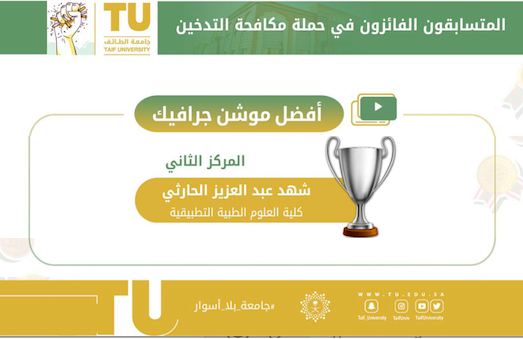 Shahed Abdulaziz Al-Harthy won a Prize